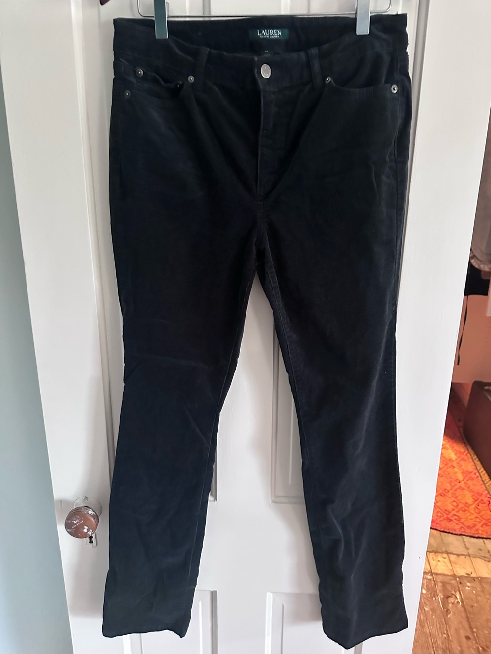 Ralph Lauren Black Corduroy classic pants